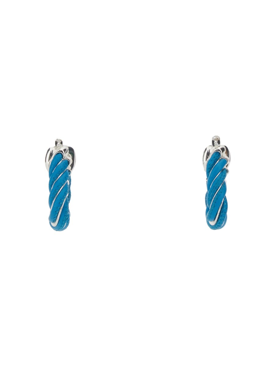 Bottega Veneta - Woman - Blue - Earring
