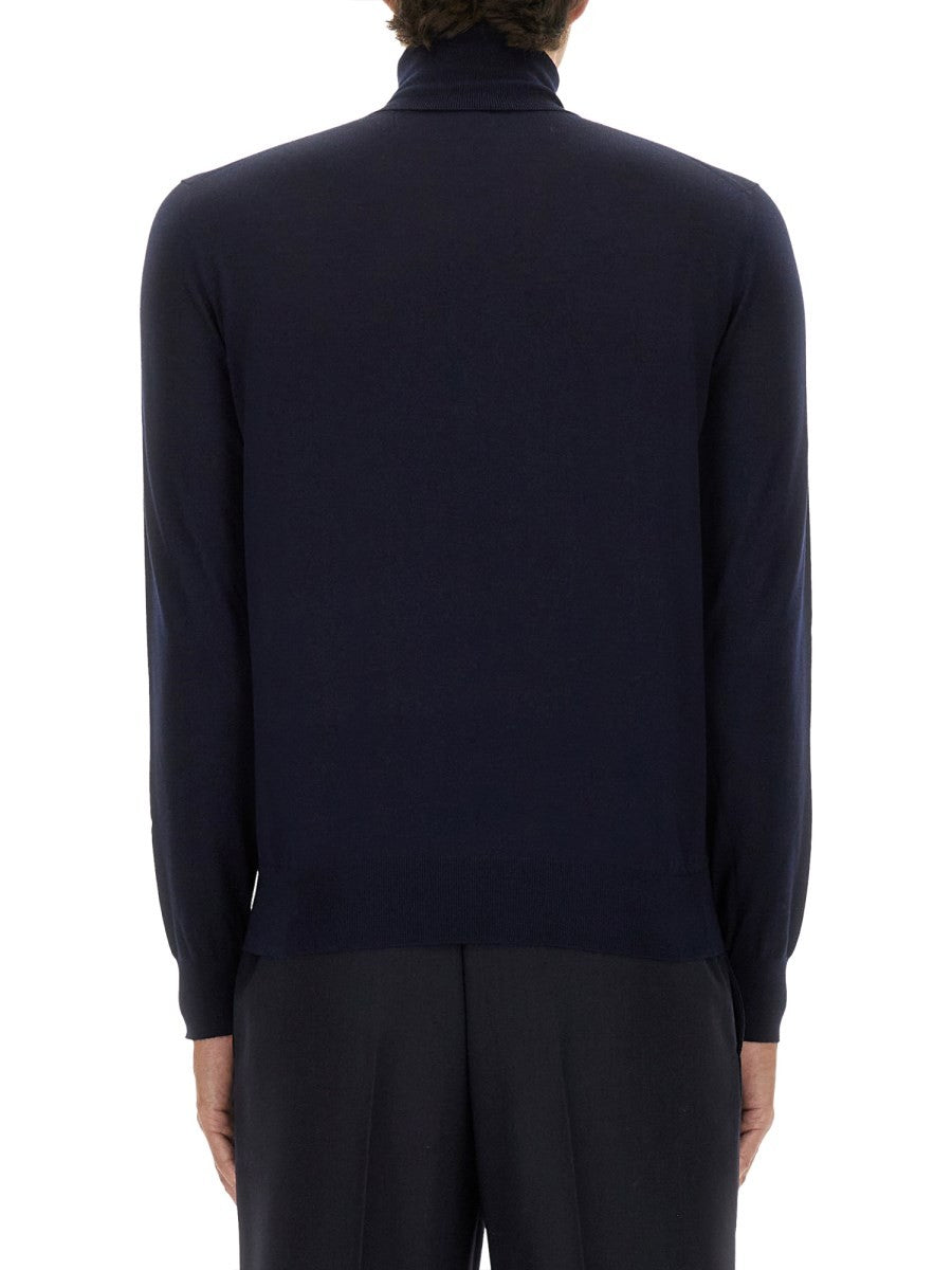 Saint Laurent - Férfi - Kék - Kötött pulóver