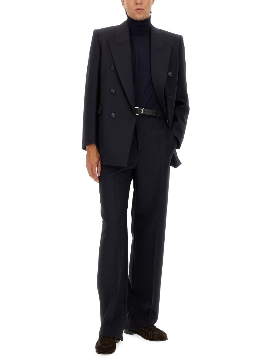 Saint Laurent - Man - Blue - Sweater