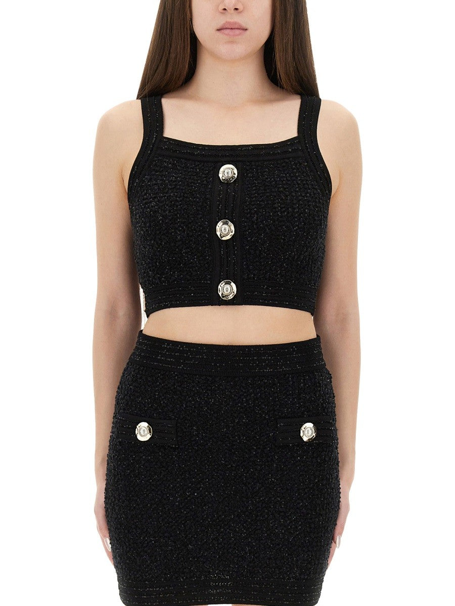 Balmain - Woman - Black - Top