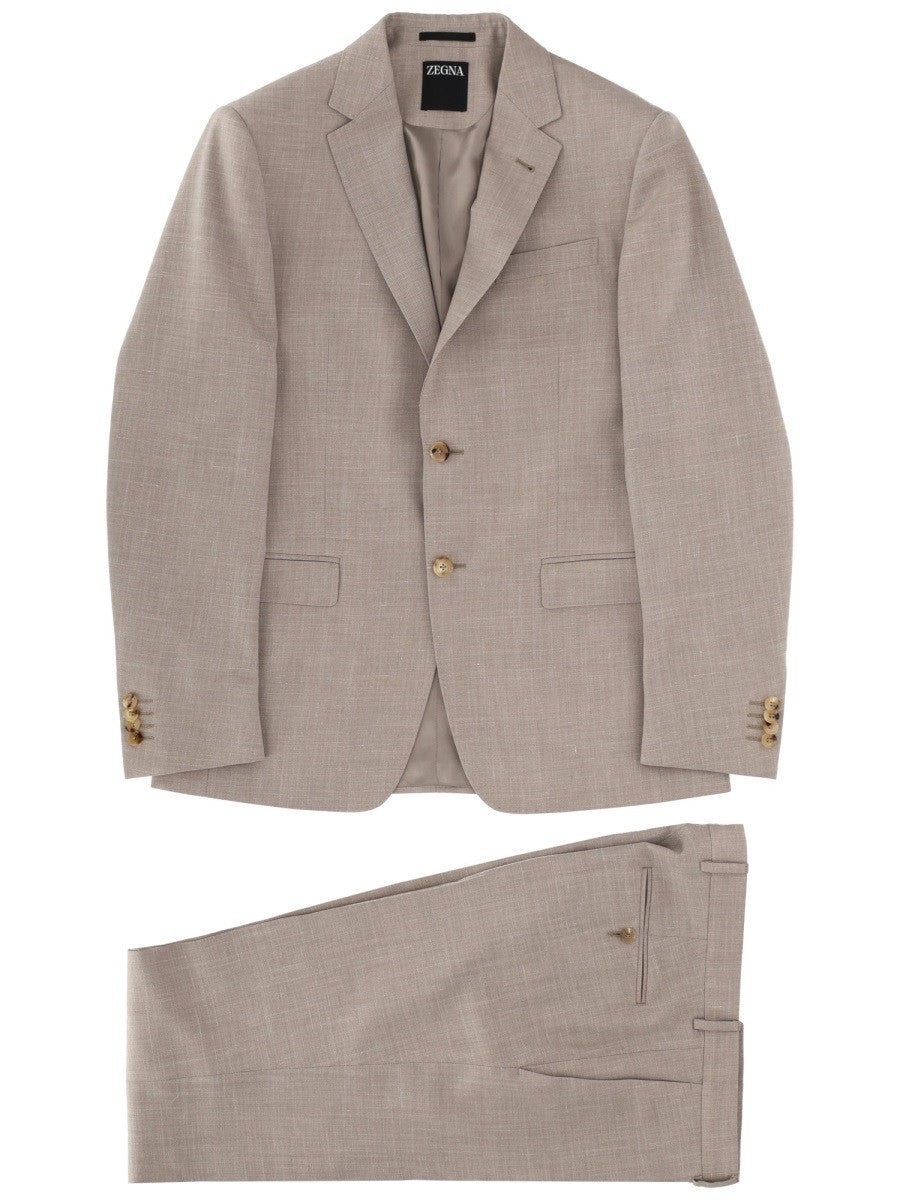 Zegna - Férfi - Bézs - Öltöny