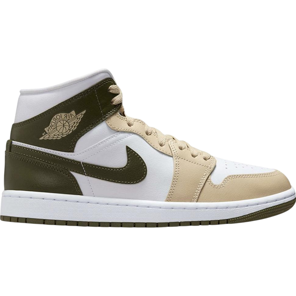 Jordan 1 Mid Katonai Olajsárga (Női)