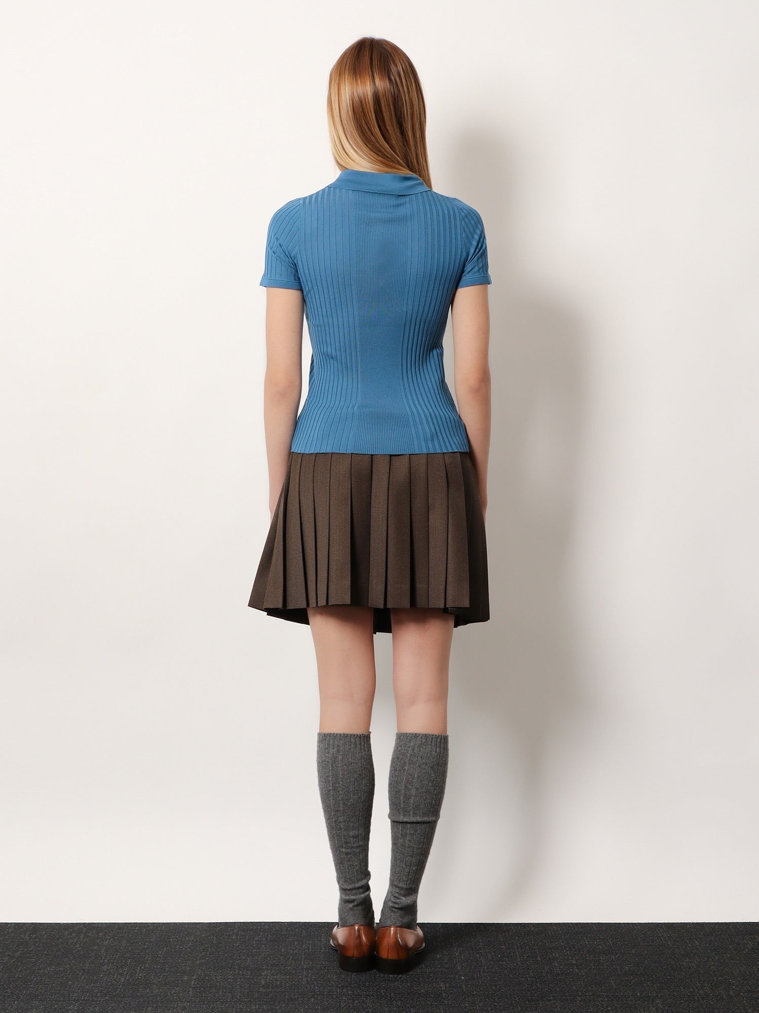 Miu Miu - Woman - Blue - Polo Shirt