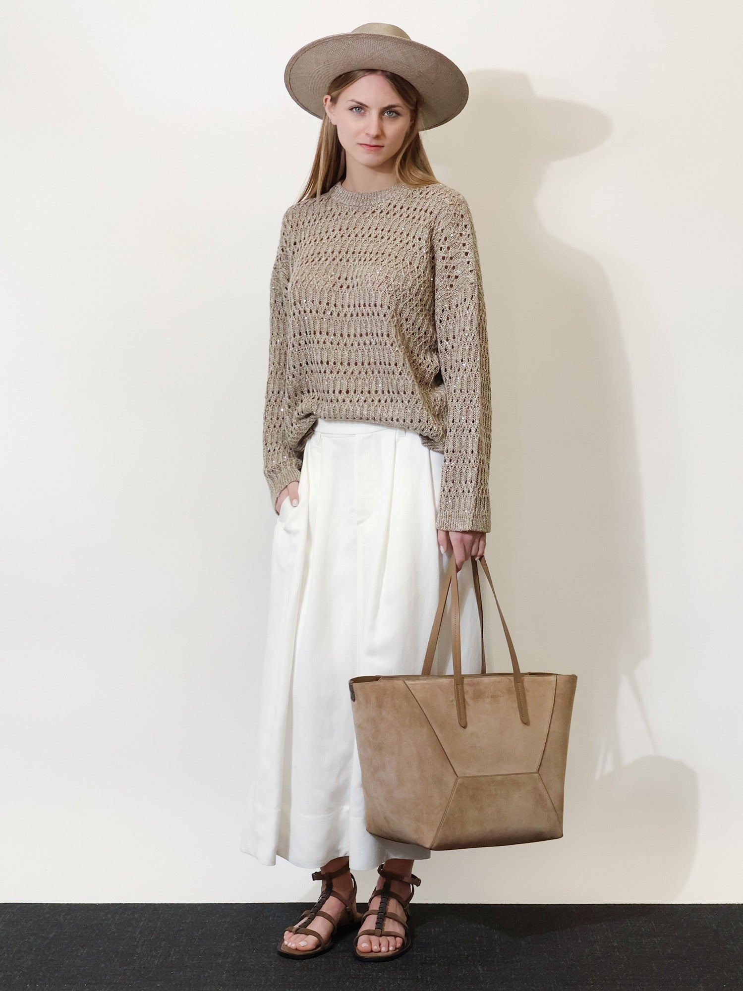 Brunello Cucinelli - Woman - White - Skirt