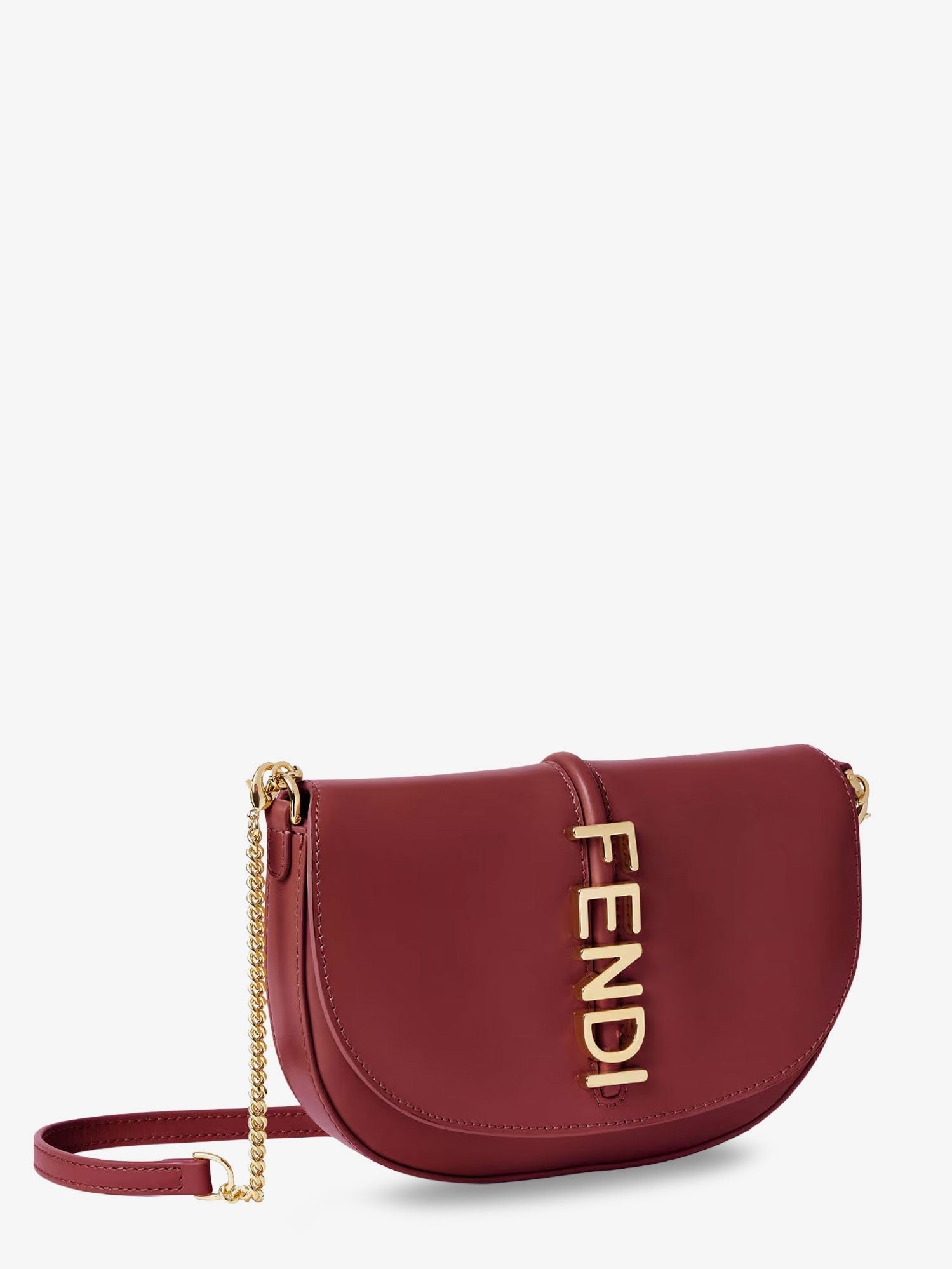 Fendi - Női - Rso Sötét - Válltáskára akasztható Kézitáska