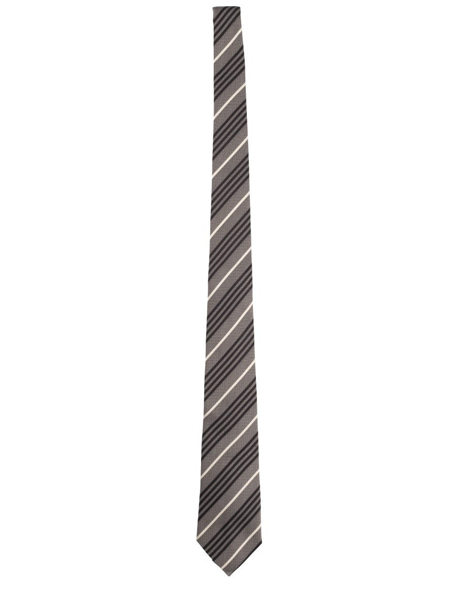 Saint Laurent - Férfi - Szürke - Nyakkendő