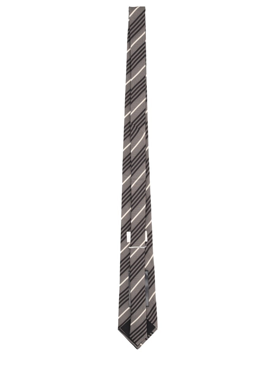 Saint Laurent - Férfi - Szürke - Nyakkendő
