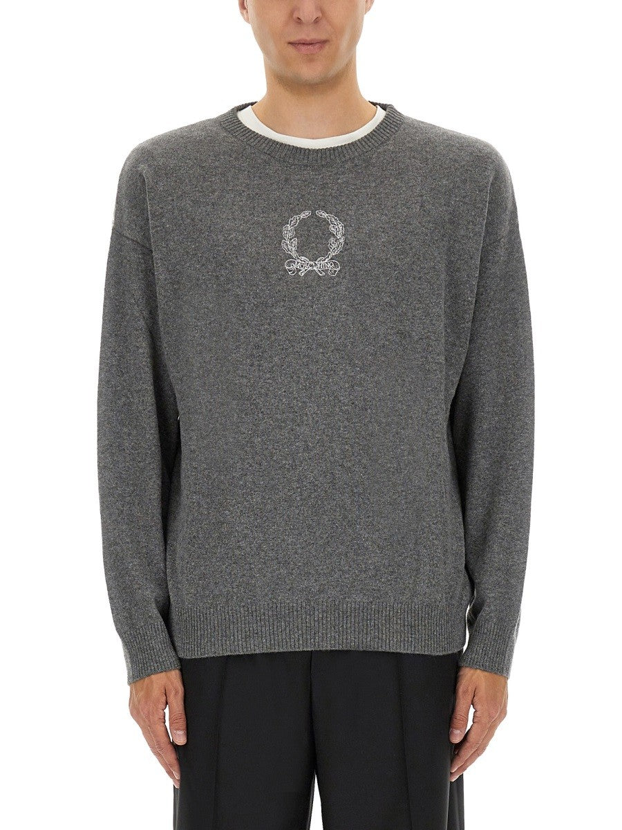 Moschino - Férfi - Szürke - Pulóver