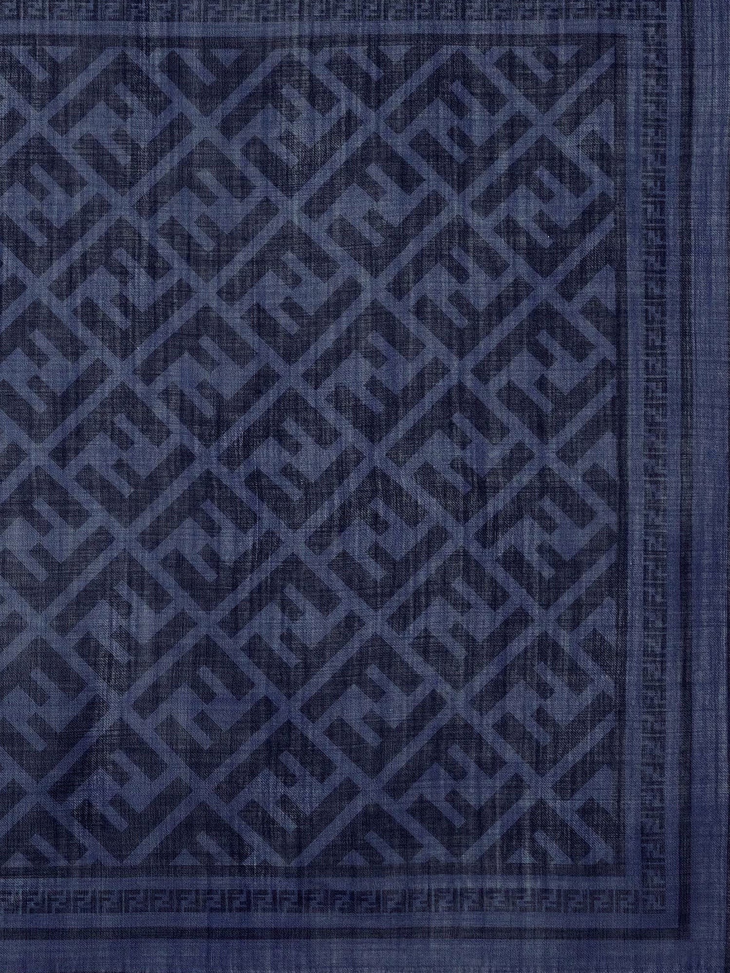 Fendi - Man - Blue - Scarf