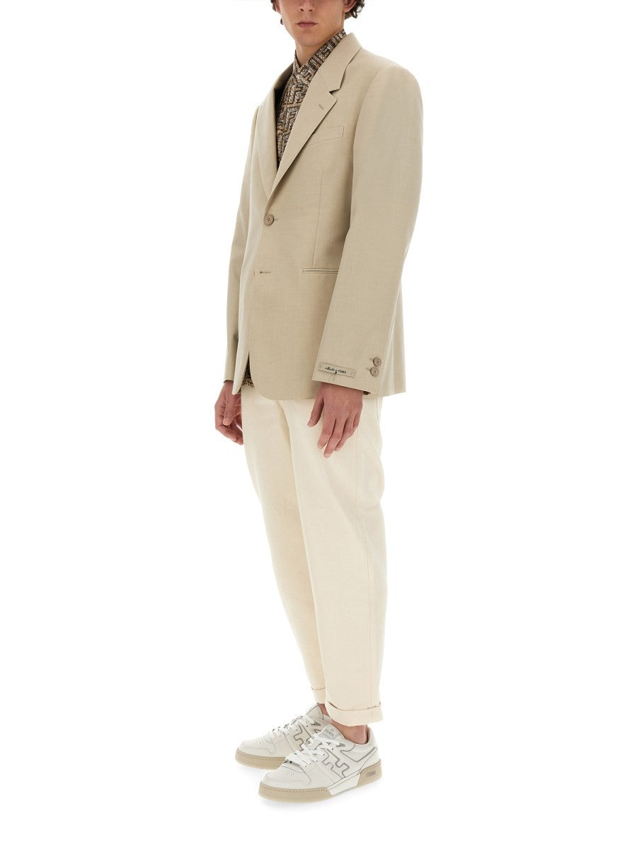 Fendi - Man - Beige - Jacket