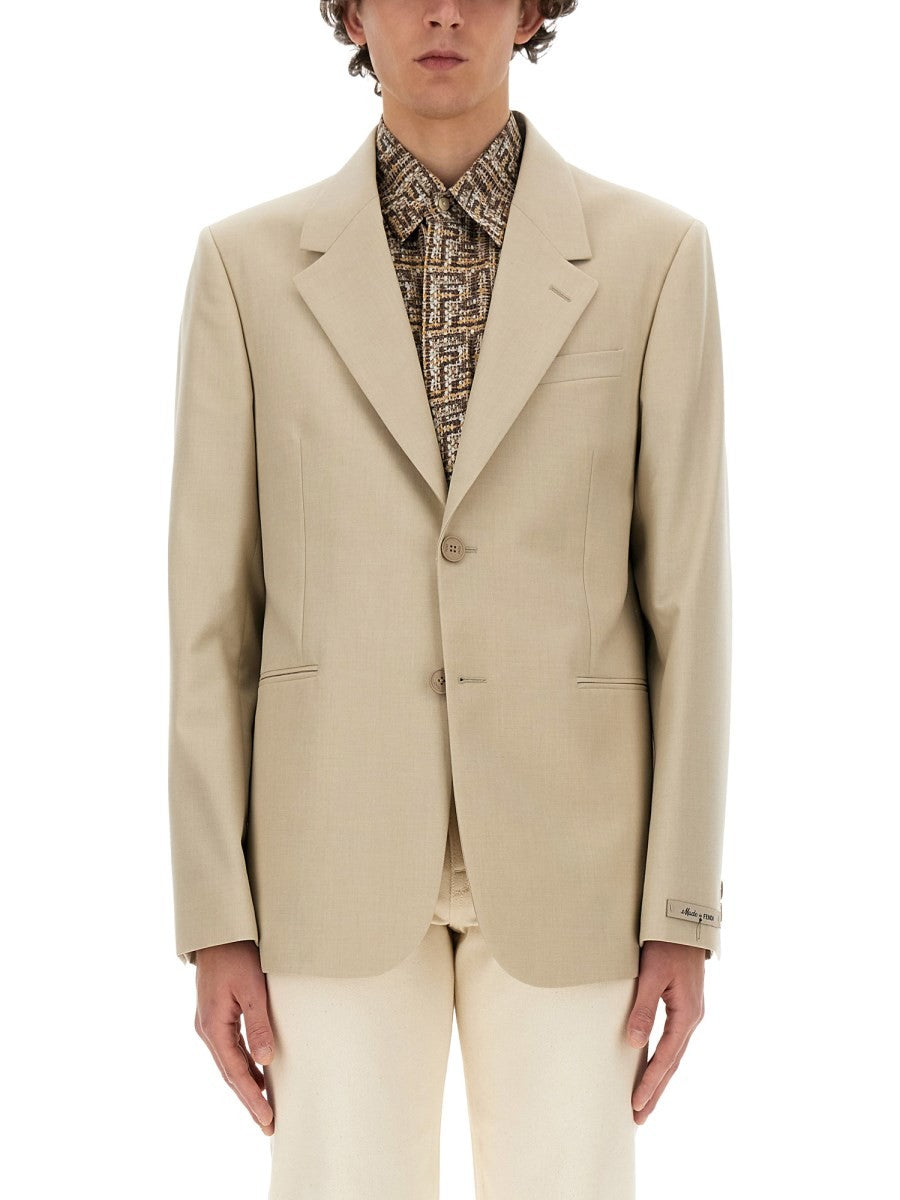 Fendi - Man - Beige - Jacket