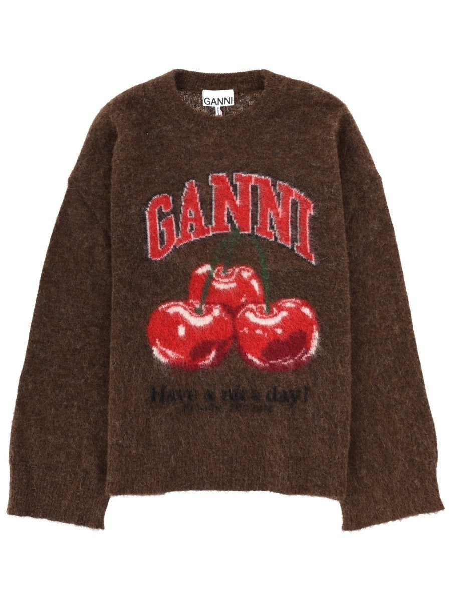 GANNI - Woman - Brown - Sweater