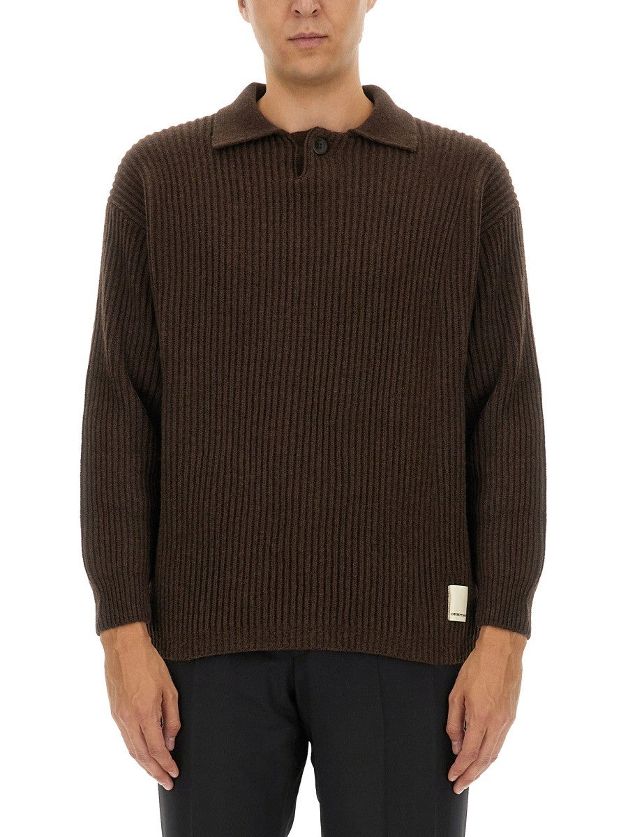 Emporio Armani - Man - Brown - Sweater