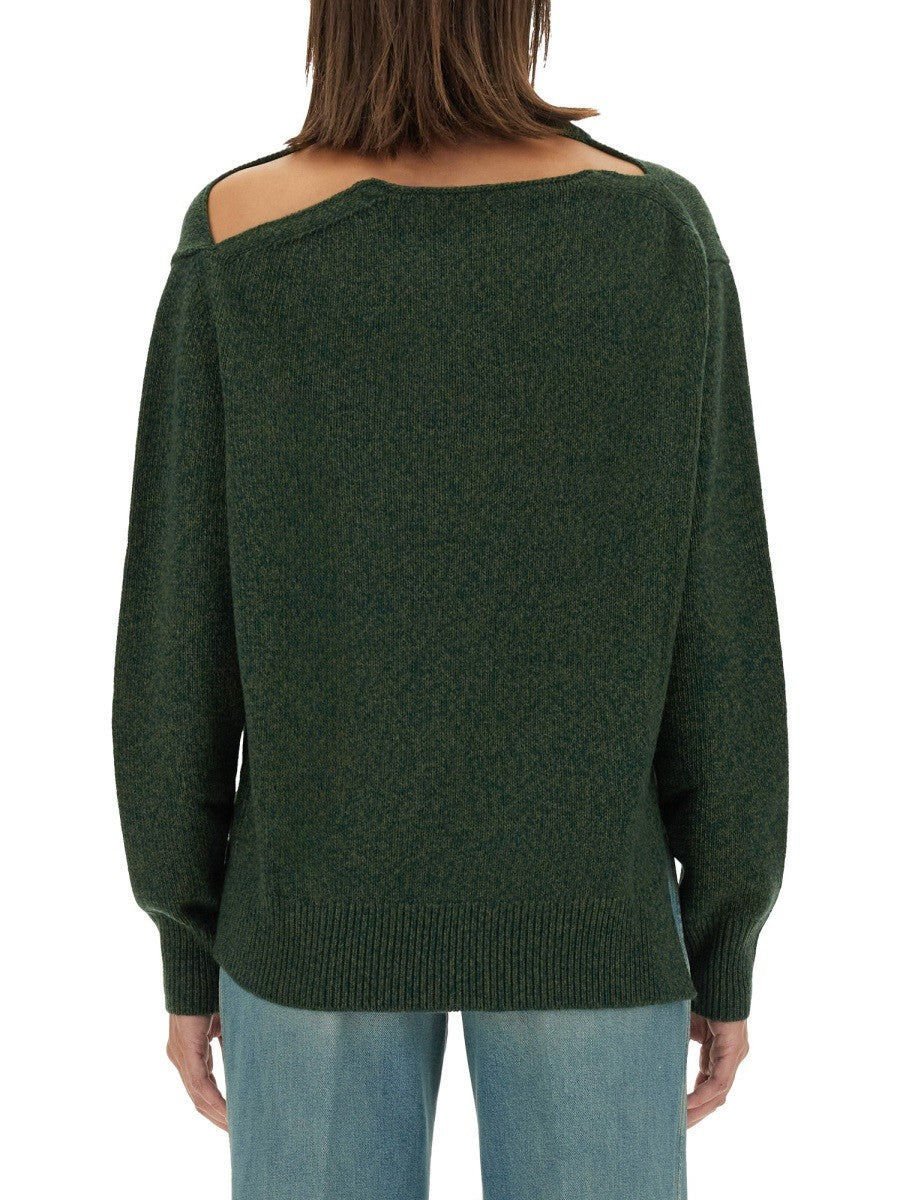 Victoria Beckham - Woman - Green - Sweater