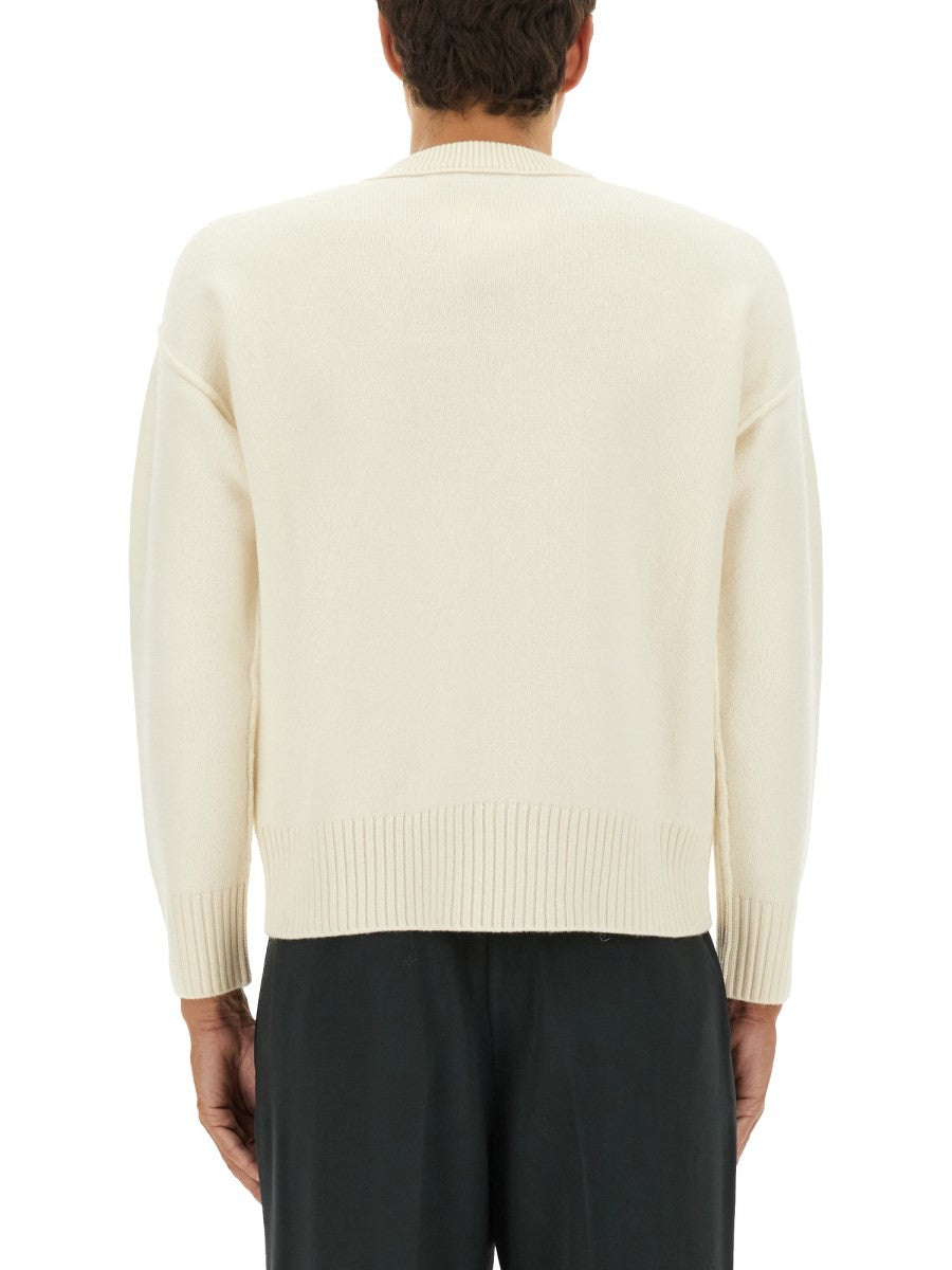 AMI PARIS - Unisex - Fehér - Pulóver