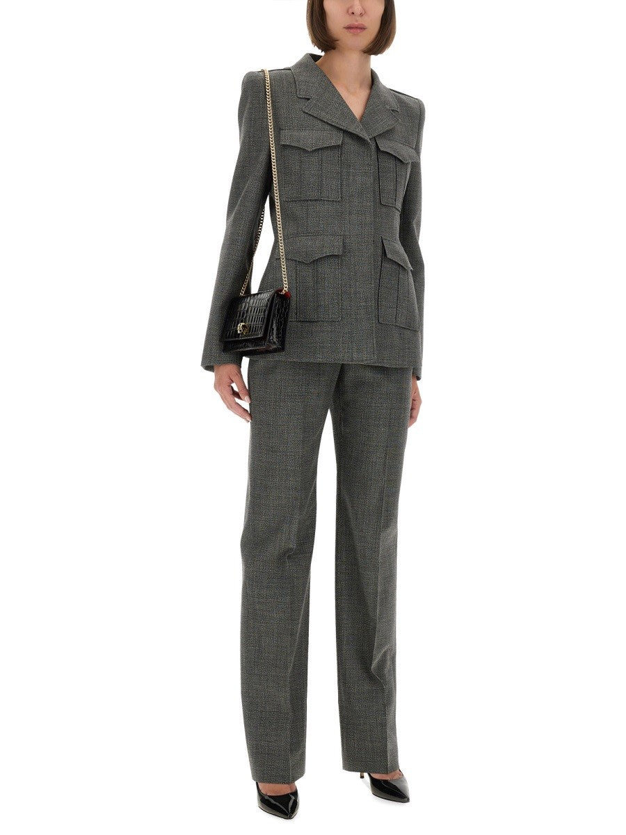 Alexander Mcqueen - Woman - Grey - Pants