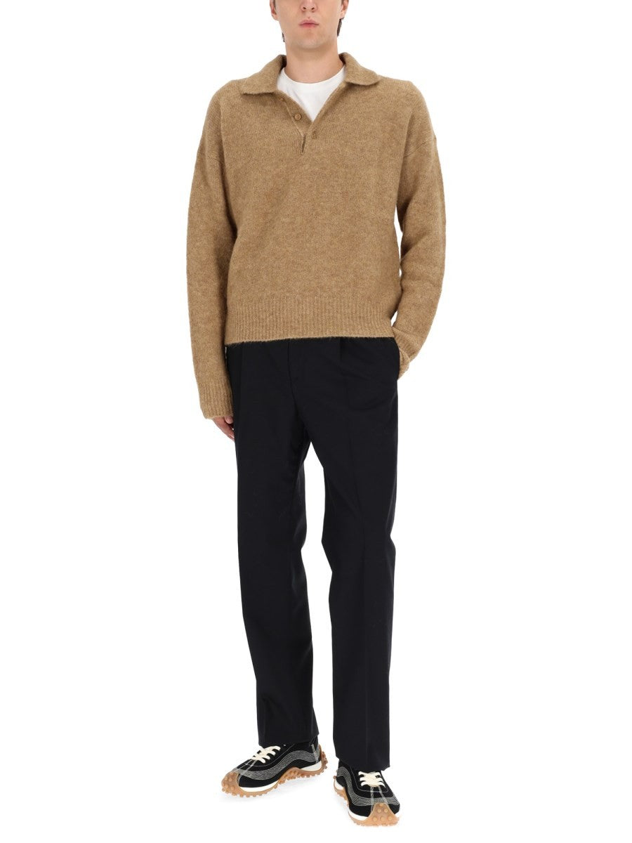 AMI PARIS - Man - Brown - Sweater