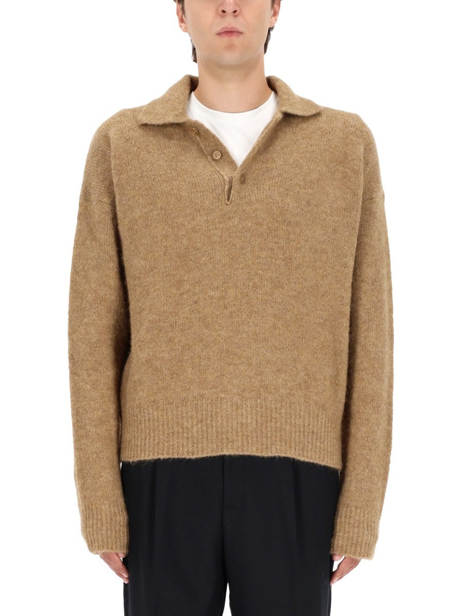 AMI PARIS - Man - Brown - Sweater