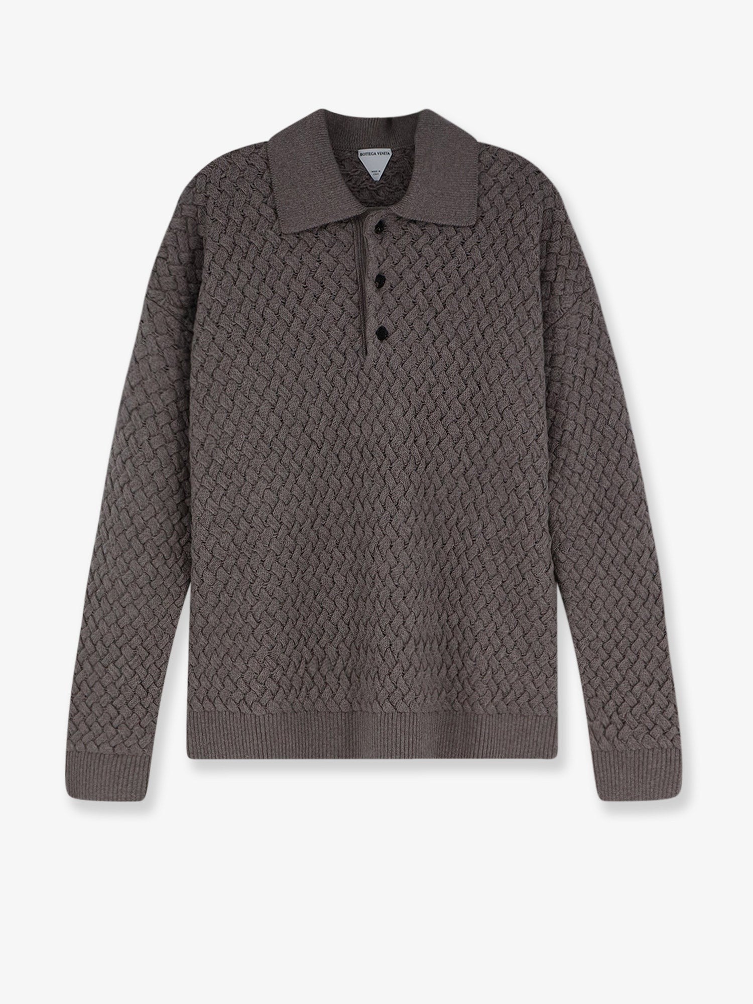 Bottega Veneta - Man - Grey - Knit Sweater