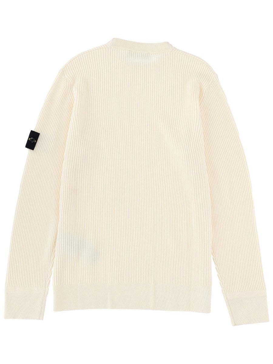 Stone Island - Man - White - Sweatshirt