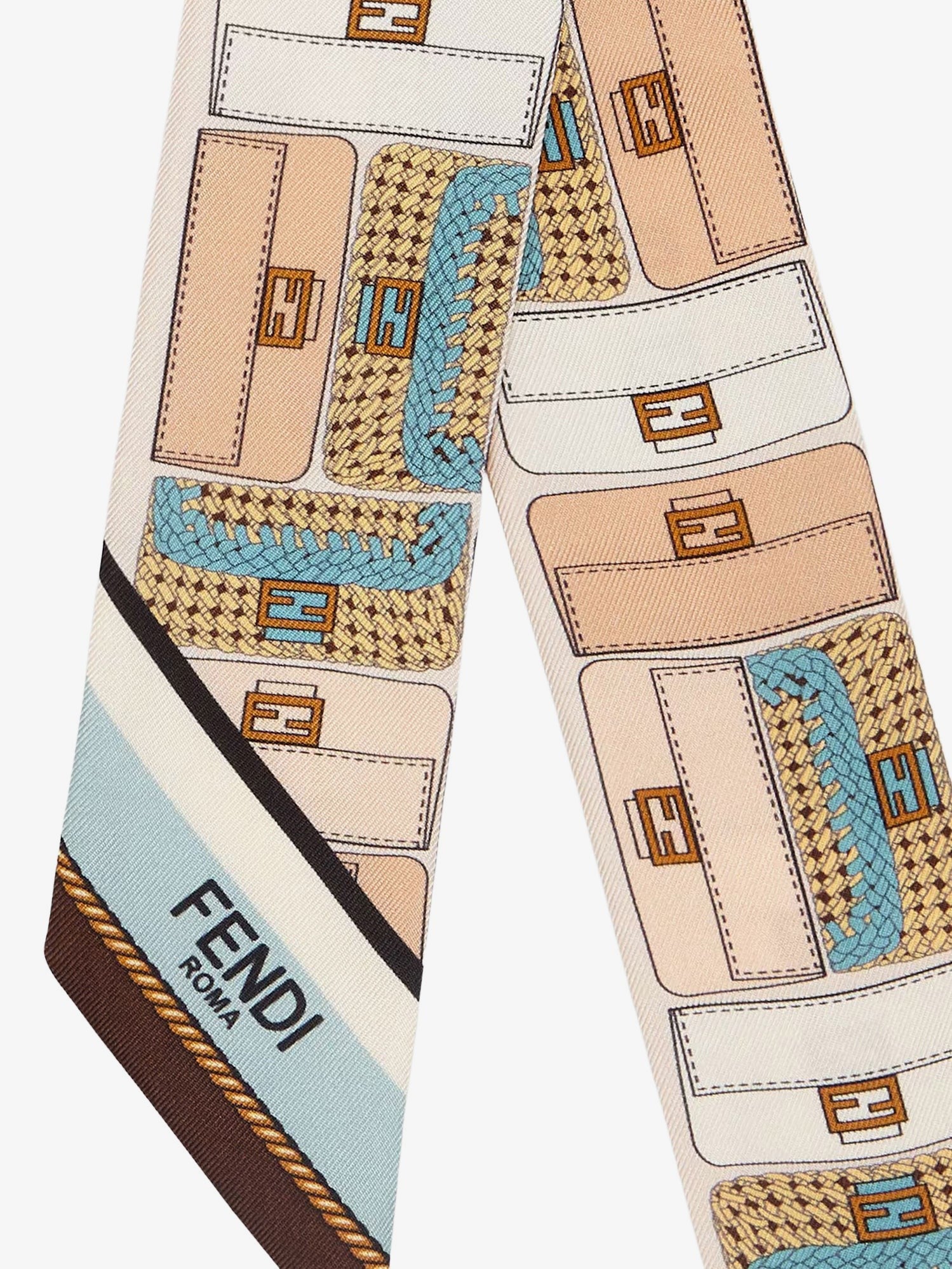 Fendi - Woman - Blue - Scarf